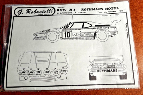 Vintage robustelli 43 bmw - g.,