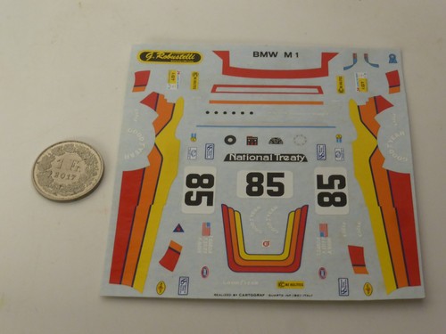 Decalcomanie bmw m1 imsa - 1:43,
